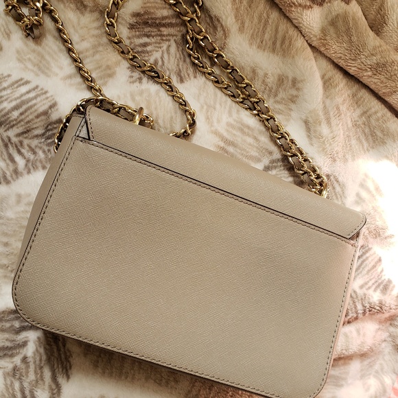 Tory Burch Robinson Adjustable Purse French Grey - Picture 6 of 8